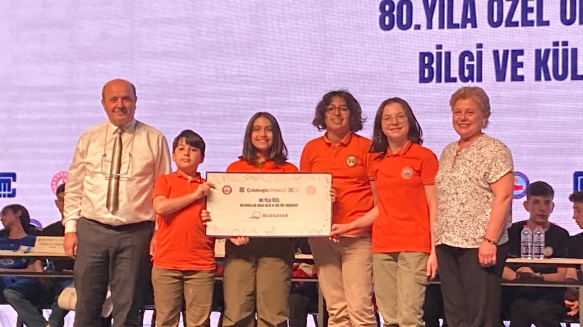 BİLGİ YARIŞMASINDA İL BİRİNCİSİYİZ